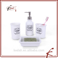 white modern bathroom ceramic set